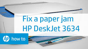 мфу Hp Deskjet Ink Advantage 2545 All In One Fixing A Paper Jam Hp Deskjet 3634 Printer Hp Youtube
