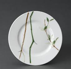 Service Verdure Assiette A Dessert Christian Tortu Limoges Musee Adrien Dubouche Porcelain Painting Porcelain Ceramics Ceramic Painting