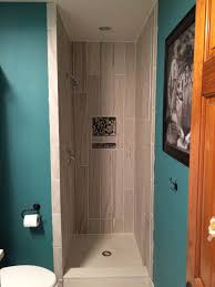 Half Bath Converted To Full Bath Using Foyer Coat Closet That Was Behind The Wall Bathrooms Remodel Budget Bathroom Remodel Cheap Bathroom Remodel