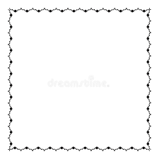 Está indicado para colocar sobre mueble de lavabo, ideal para muebles de la serie easy. Marco Cuadrado Blanco Y Negro Con El Ornamento Simple Ilustracion Del Vector Ilustracion De Elementos Lila 120435881