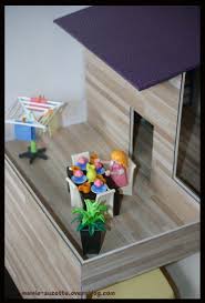 Maison Playmobil Fait Main En Cartonnage Muebles De Palillos Casa De Munecas De Carton Y Manualidades