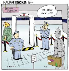 Metal detectors don't literally detect metal material but the magnetic field that metal produces. Airport Security Sara Ndipity