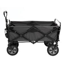 Mac Sports Collapsible Folding Outdoor Garden Utility Wagon Cart W Table Grey In 2020 Utility Wagon Wagon Cart Wagon