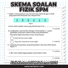 Sila klik pada pautan soalan / skema jawapan untuk paparan atau muat turun. Skema Soalan Fizik Kertas 2 Pusat Tuisyen Seri Amal Facebook
