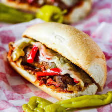 Sausage And Peppers Hero Recipe Sausage And Peppers Stuffed Peppers Sausage Sandwiches