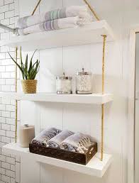 Towel rack with shelf and double hook description: 63 Best Bathroom Towel Storage Ideas 2021 Guide