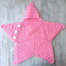 Crochet Baby Star Blanket Wrap Cozy Free Pattern My