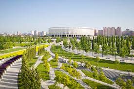 Zeppelin russland is part of the german group zeppelin gmbh, the world's largest caterpillar dealer in europe. Stadion Und Park Fk Krasnodar Projekte Gmp Architekten