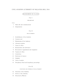 Department of civil aviation (dca) is an agency under the ministry of transport (mot) malaysia to provide safe, efficient and orderly flow of air transportation, and to regulate aviation activities in malaysia. Https Www Cljlaw Com Files Bills Pdf 2016 My Fs Bil 2016 22 Pdf