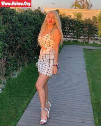صور مودة الادهم صدرها كبير ملبن مثيرة bodycon dress two piece skirt set style