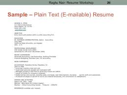 how to write ascii resume tips