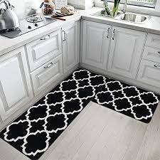 Top selected products and reviews. Amazon Com Hebe Kitchen Rug Set Of 2 Non Skid Machine Washable Kitchen Rugs And Mats Set Kitchen Runner Mat Rug Indoor Outdoor Entrance Way Rug Floor Carpet Kitchen Dining
