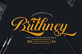 Contributed by marcello jacopo biffi. Brithney Font By Typelinestudio Creative Fabrica Free Script Fonts Best Script Fonts Best Cursive Fonts