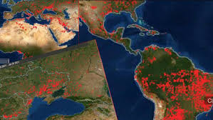 Satellite fire detection data displayed on these maps are provided by the usda forest service geospatial technology and applications. Vor5i08mvajcqm