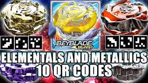 Beyblade scan codes legendary : 10 Qr Codes Orpheus Elementals Metallics Vol 1 Beyblade Burst App Qr Codes Youtube