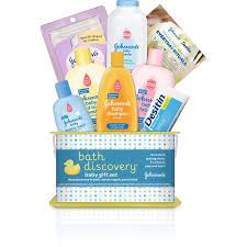 The tea tree oil soothes scratchy scalps, while the lavender essential oil has a calming effect. Johnson S Bath Discovery Baby Gift Set 8 Items Walmart Com Baby Bath Time Baby Bath Gift Set Baby Gift Sets