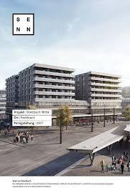 neuer stadtraum stettbach mitte dubendorf senn siedlung gewerbeflache baubeginn