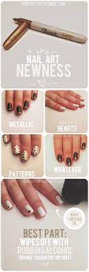 7 Nail Hacks That Will Change The Way You Do Your Mani Likes Sharpie Nails Sharpie Nail Art Nails