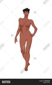 2d Illustration Naked Image & Photo (Free Trial) | Bigstock