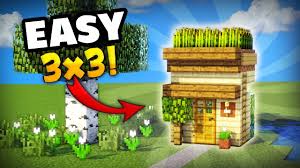 A small dirt shack (good for the first night). Minecraft How To Make The Smallest House You Can Make In Survival Great For Your First Day Youtube