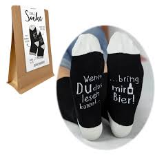 Check spelling or type a new query. Coole Herren Socke Bambusfaser Gr 41 45 Spruch Bring Mir Bier Schwarz Ls Lebenstil