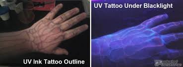 I had no negative reactions to the ink, but i am bummed that they don't glow anymore. 36 White Ink Tattoo Uv Light