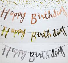 This is a simple online tool that converts regular text into cursive letter symbols. Happy Birthday Cursive Banner 3 Colours Mr Party