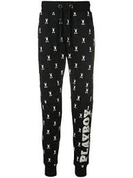 Check out other playboy merch like hats. Philipp Plein Playboy Sweatpants In Black Modesens