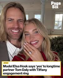 Congratulations are in order for Elsa Hosk and Tom Daly!