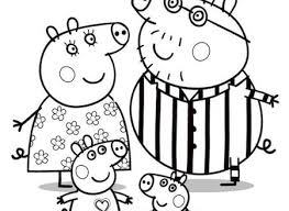 La maialina rosa piu' amata dai bambini di tutto il mondo,. Disegno Della Famiglia Di Peppa Pig Cose Per Crescere