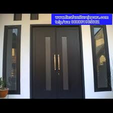 Jual Pintu Utama Kupu Tarung Bahan Kayu Jati Kualitas Super Dengan Finishing Cat Duco Pahatan Detail Dan Dikerjakan Dengan Rapi Rumah Minimalis Rumah Desain