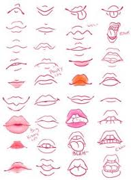 940x940 cartoon love heart puckering its lips for a kiss (black and white. How To Draw Lips Cartoon Step By Step Learn How To Draw