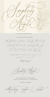 Simplicity Angela Calligraphy Font Free Calligraphy Fonts Calligraphy Fonts Fancy Fonts