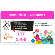 Mau tahu cara cek kuota tri mudah dan cepat? Voucher Tri 150gb 117gb 100gb Kuota Lte 33gb 66gb Paket Data Tri 3 33gb Mix Combo 32gb 35gb 150gb Shopee Indonesia