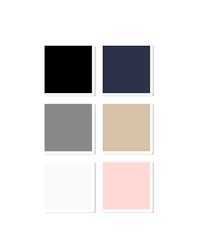 Aesthetic Black And White Color Palette The Color Palette I Use For My Personal Updated Wardrobe Core Colors Black Gray White And Tan Ac In 2020 Color Palette Pink Black Color Palette Pink Color Schemes
