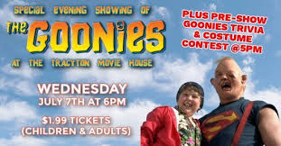 We send trivia questions and personality tests every week to your inbox. The Goonies Special Viewing Trivia Throwback Night Tracyton Movie House Bremerton 7 July 2021