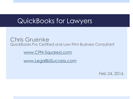 Quickbooks For Lawyers
