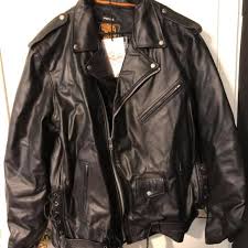 new mens milwaukee leather motor cycle jacket nwt