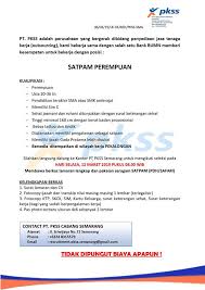 Check spelling or type a new query. Lowongan Kerja Pkss Semarang Satpam Wanita 12 Maret 2019 Penempatan Pekalongan Loker Swasta