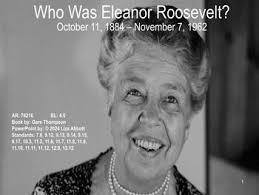 Who Was Eleanor Roosevelt Powerpoint