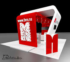 Booth For The Bank Of Moscow On Behance Exhibition Design Exhibition Stand Booth