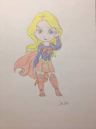 Let's learn how to draw supergirl cartoonfollow my drawing of supergirl step by step and i am sure you will be able to draw it too.this drawing of supergirl. Supergirl Drawing Supergirl Amino Amino
