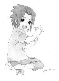 This is a step by step tutorial on how to draw sasuke from the anime naruto. Kid Sasuke By Malleymalos Children Sketch Easy Drawings Naruto Cute