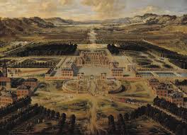 Perspective View Of The Chateau Gardens And Park Of Versailles Seen From The Avenue De Paris 1000museums France Landscape Versailles Chateau Versailles
