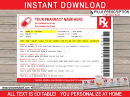 You can easily find the template online. Prescription Labels Archives Gifts By Simonemadeit
