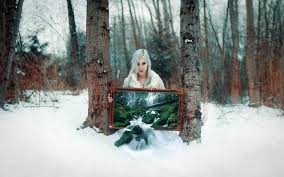 Winter Snow Women Digital Art Wallpapers Hd Desktop And Mobile Backgrounds @francazo, taken with an unknown camera 01/07 2021 the picture taken with. winter snow women digital art