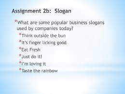 Think outside the bun slogan. Beachside Resort Assignment 2 Ppt Download