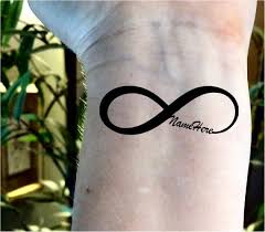 Unendlich zeichen tattoo handgelenk schwarz. Benutzerdefinierte Temporare Tatowierungen Infinity Tattoo Etsy