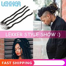 Human hair and premium human hair blend braids can be styled for curly or sleek looks as you would your own natural hair. Lekker Braiding Afro Kinky Human Hair Braids 100 Hand Made Dread Lock Indian Human Hair Bundles 12 20inch 20 30 Strands One Bag Hair Weaves Aliexpress