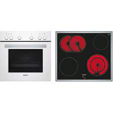 Herd set induktion weiß einbau autark beko backofen + induktions kochfeld 60cm. Siemens Eq110ka1we Eek A Einbau Herd Set Mit Glaskeramikkochfeld He010fbv1 Ea645gn17 60cm Breit 66l 3d Heissluft Plus Schnellaufheizung Braterzone Weiss Elektroshop Wagner